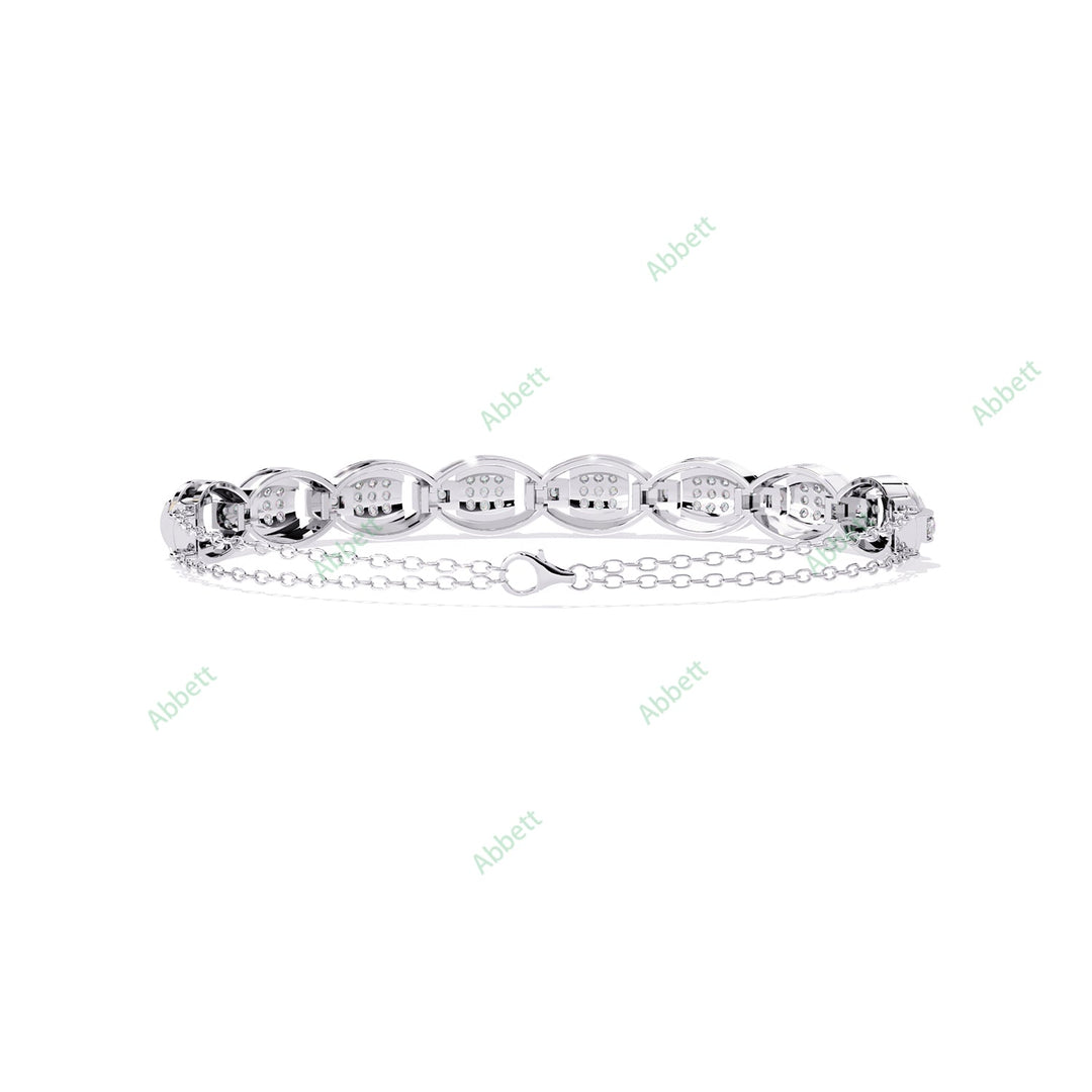 Round Fashion Bangles Bracelet BAFA1465