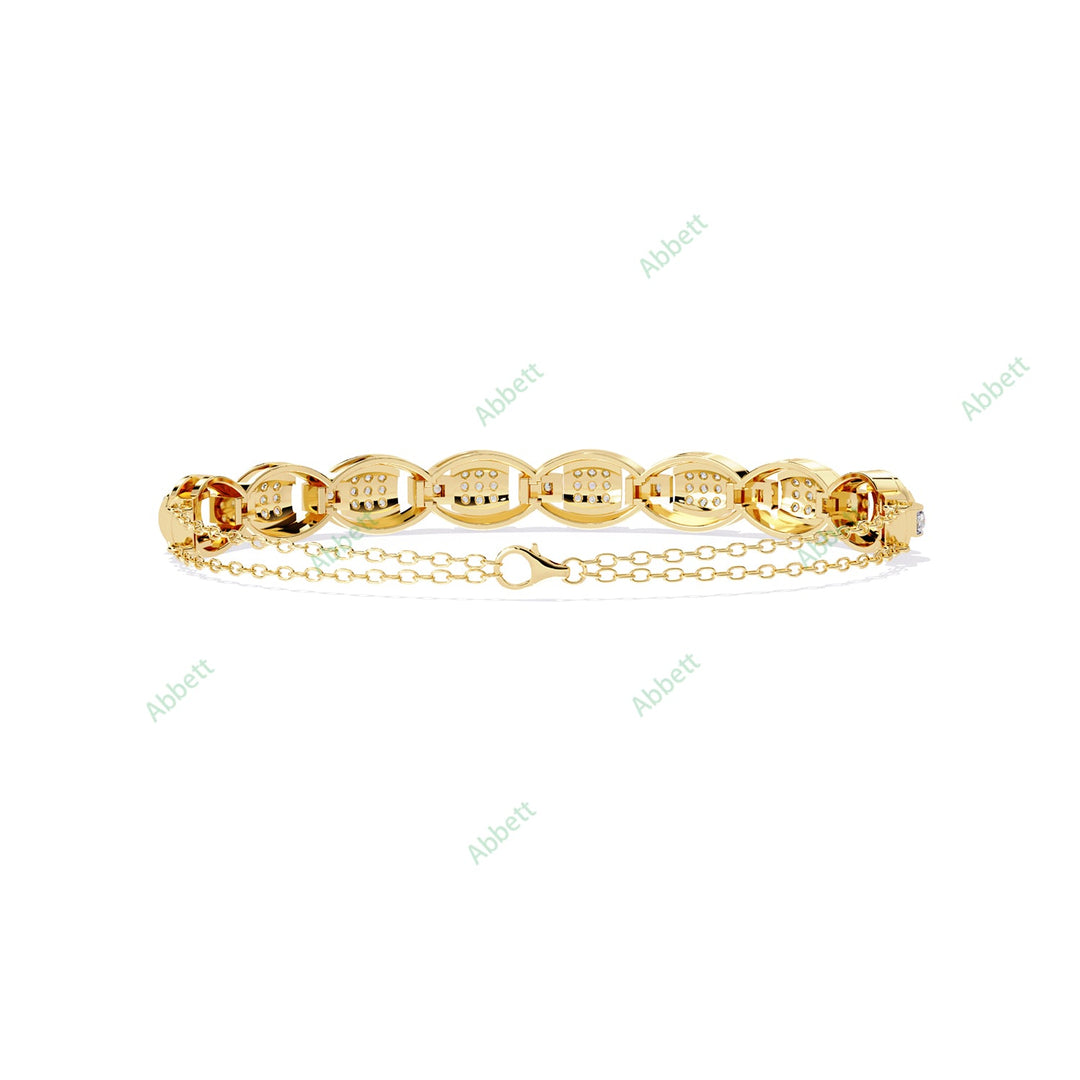 Round Fashion Bangles Bracelet BAFA1465