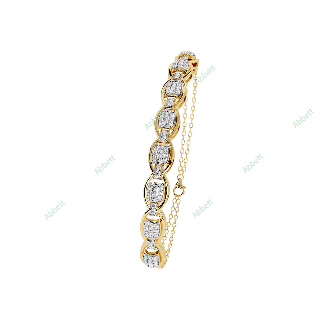 Round Fashion Bangles Bracelet BAFA1465