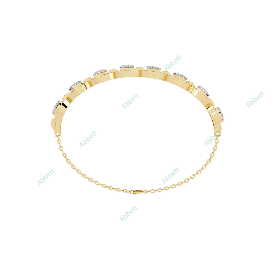 Round Fashion Bangles Bracelet BAFA1465