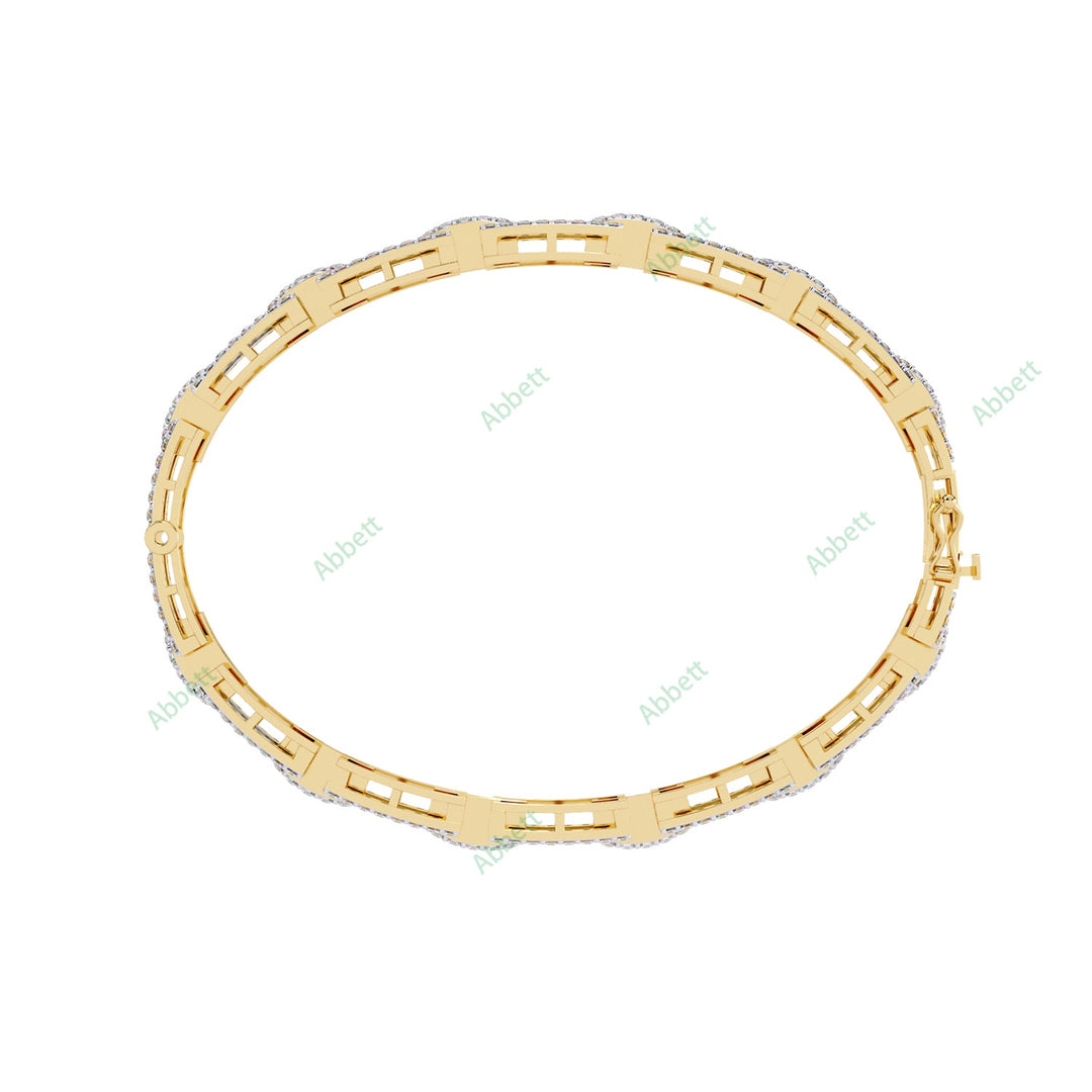 Round Fashion Bangles Bracelet BAFA1472