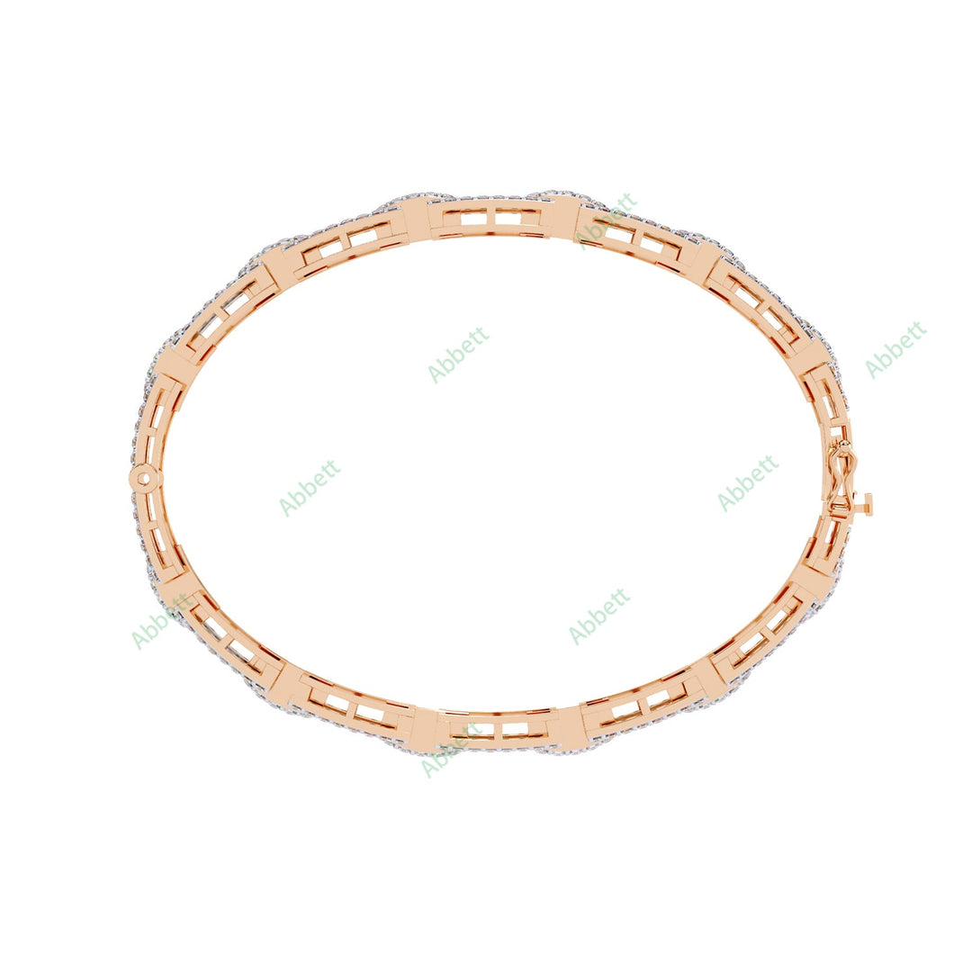 Round Fashion Bangles Bracelet BAFA1472