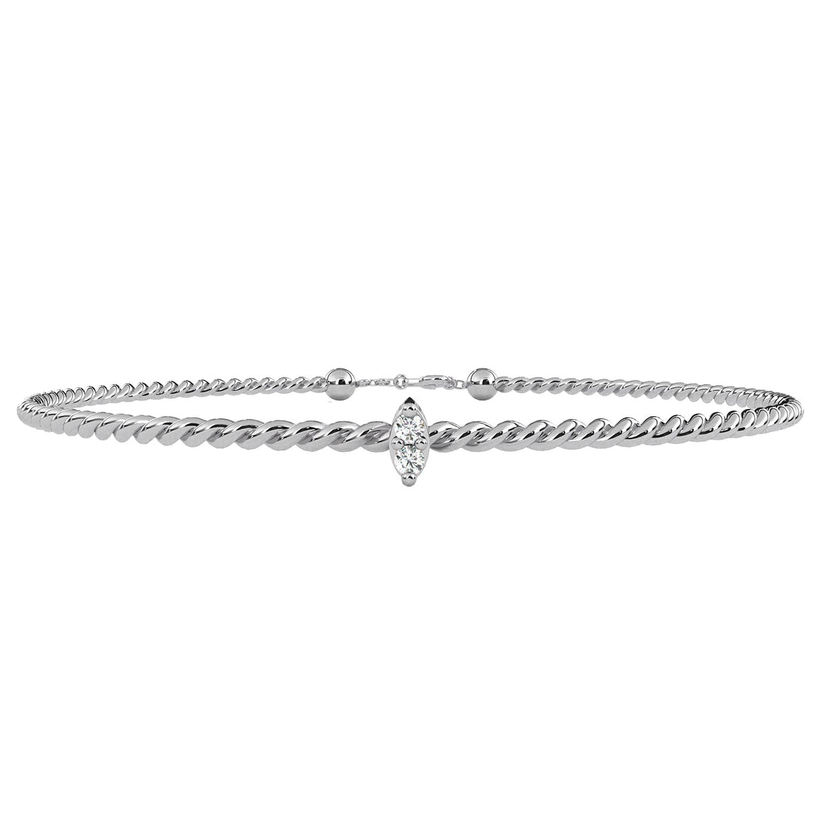 Solitaire Bangle Bracelet BASO1412