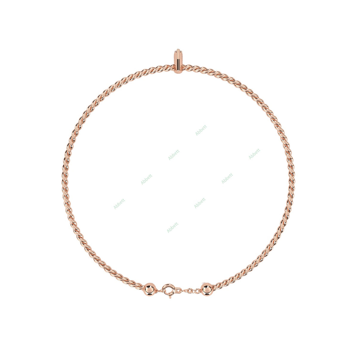 Solitaire Bangle Bracelet BASO1412