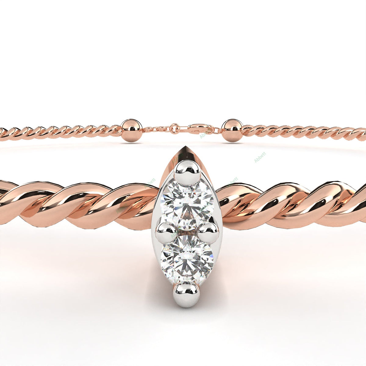 Solitaire Bangle Bracelet BASO1412