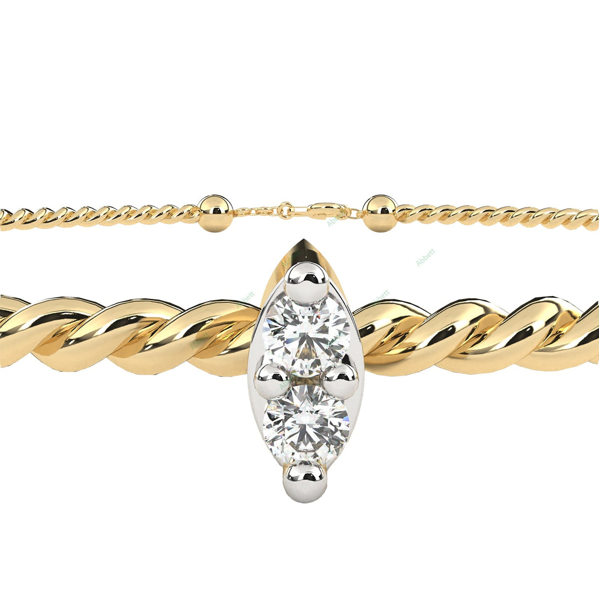 Solitaire Bangle Bracelet BASO1412