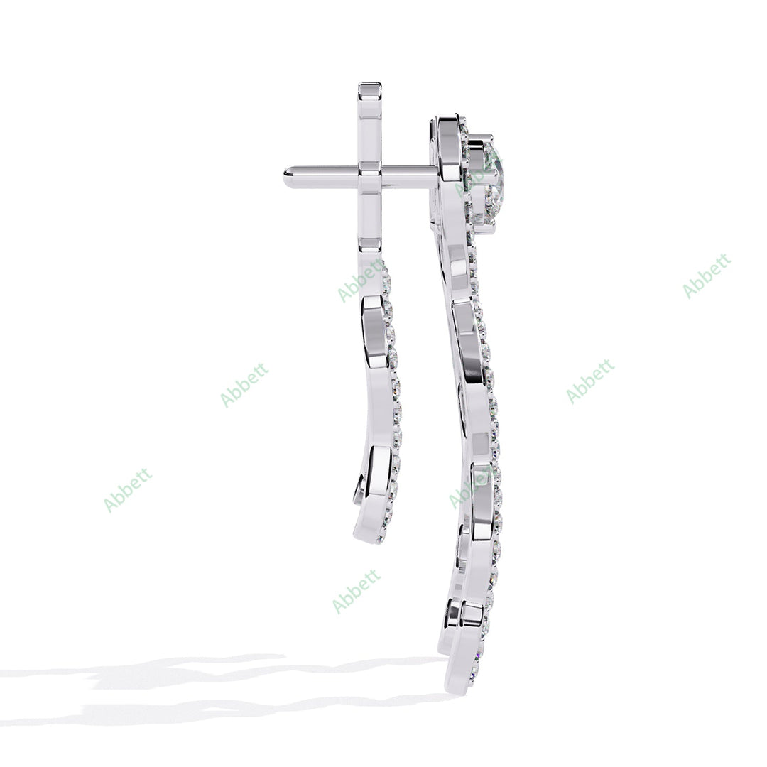 Round Fashion Climbers Earring CLFA1379