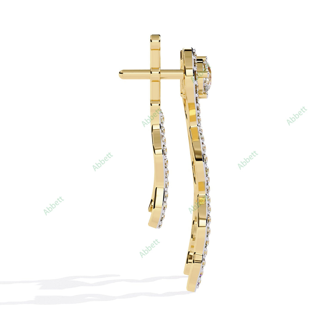 Round Fashion Climbers Earring CLFA1379