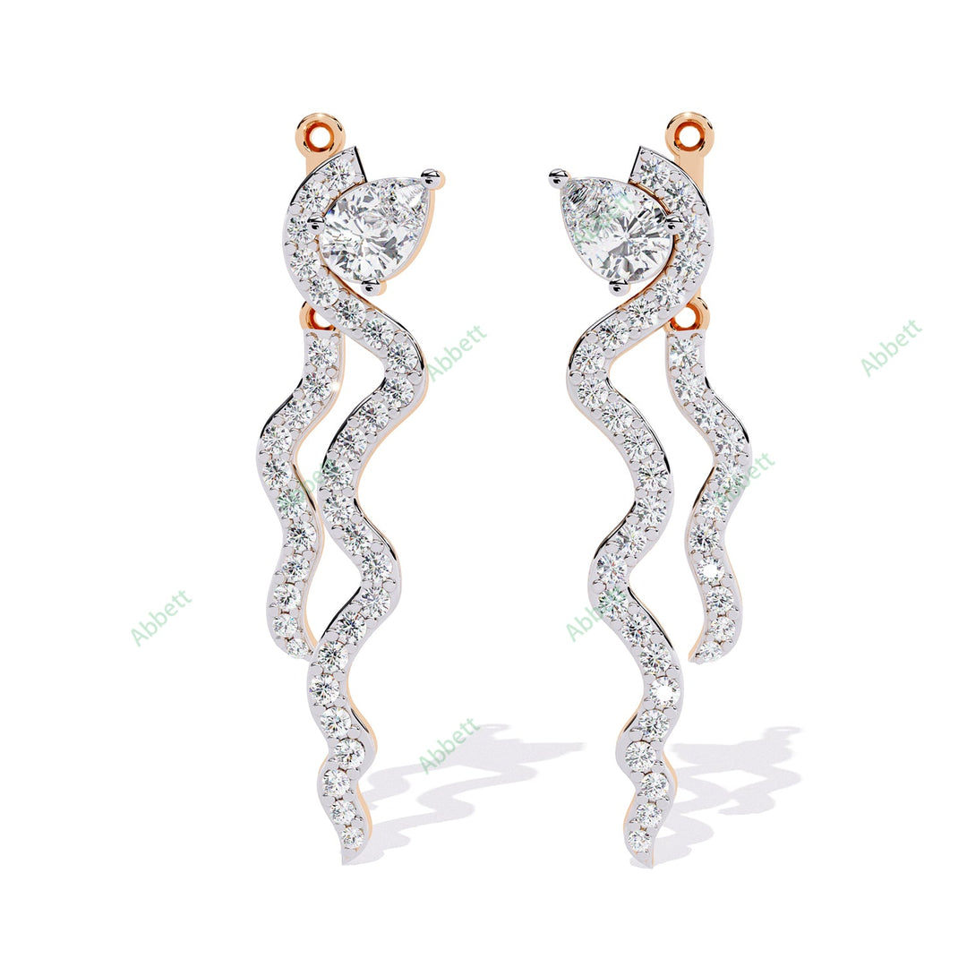 Round Fashion Climbers Earring CLFA1379
