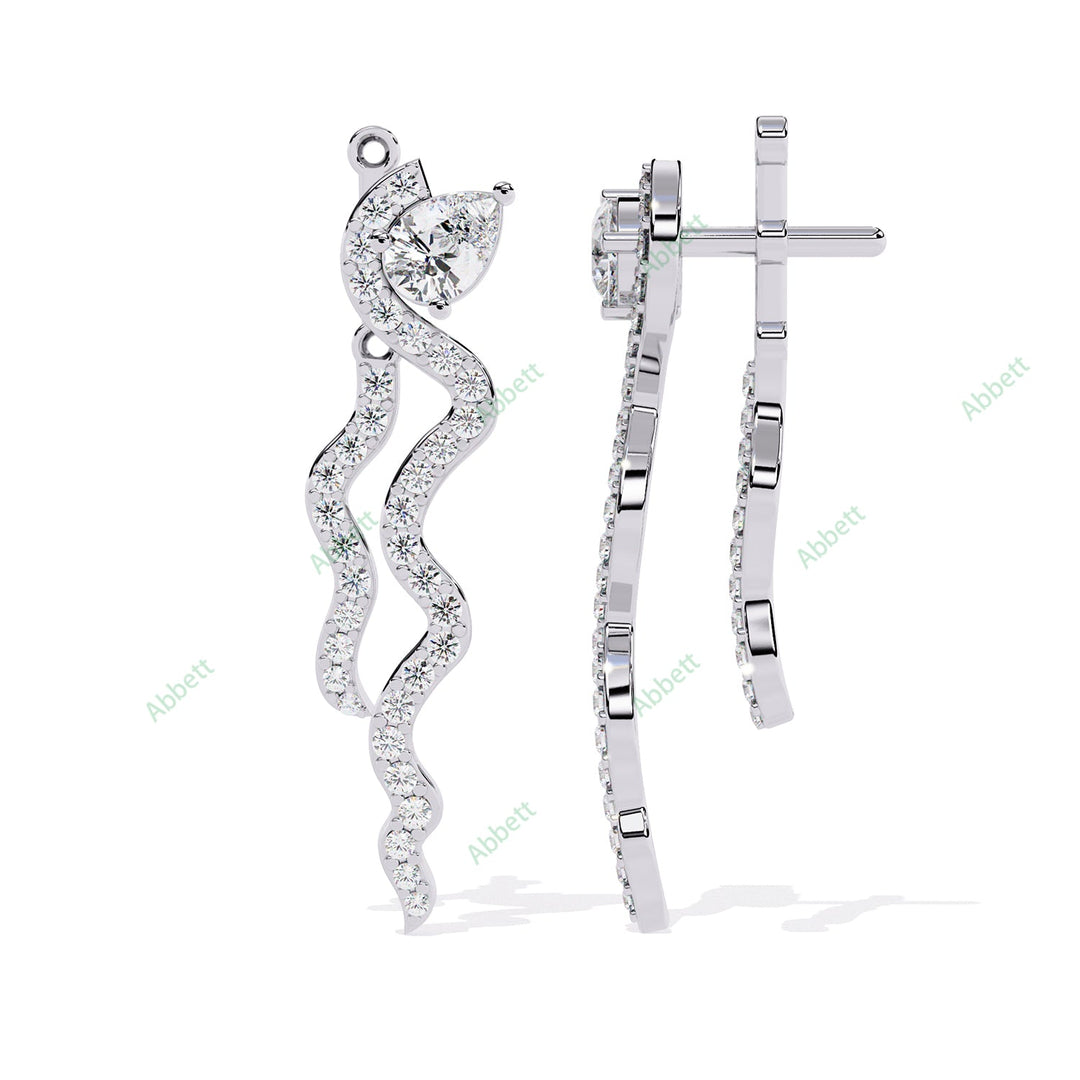 Round Fashion Climbers Earring CLFA1379