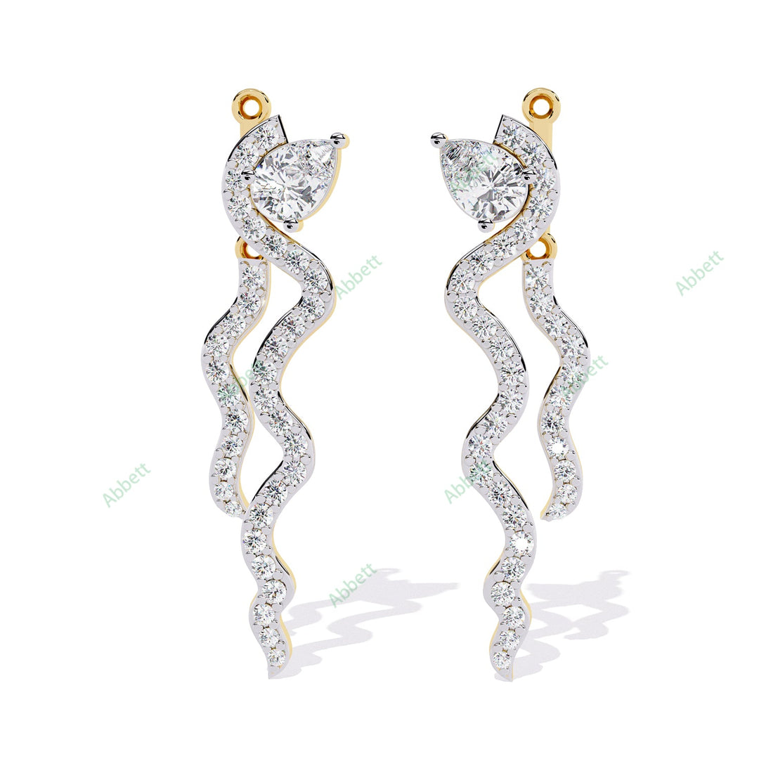 Round Fashion Climbers Earring CLFA1379