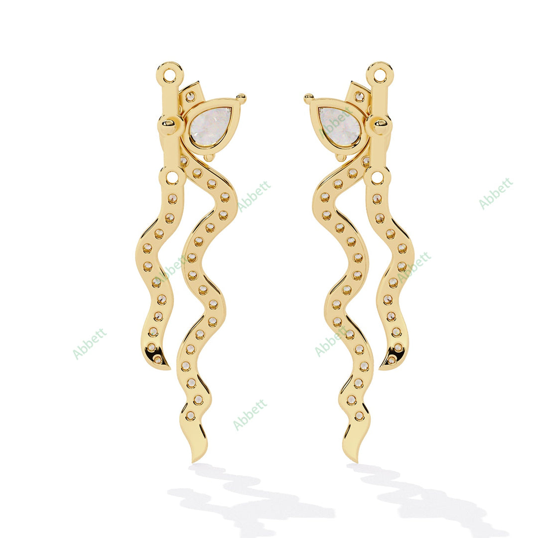 Round Fashion Climbers Earring CLFA1379