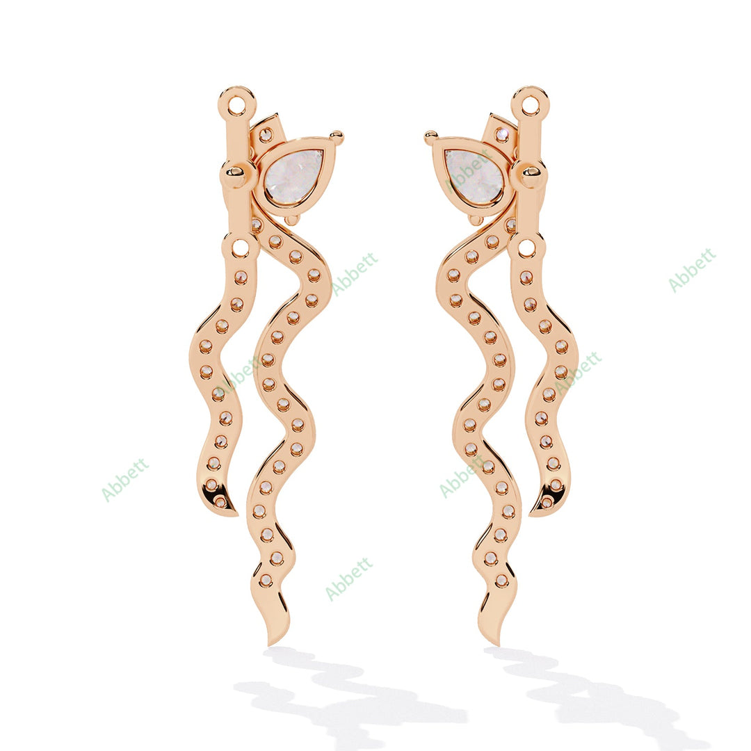 Round Fashion Climbers Earring CLFA1379