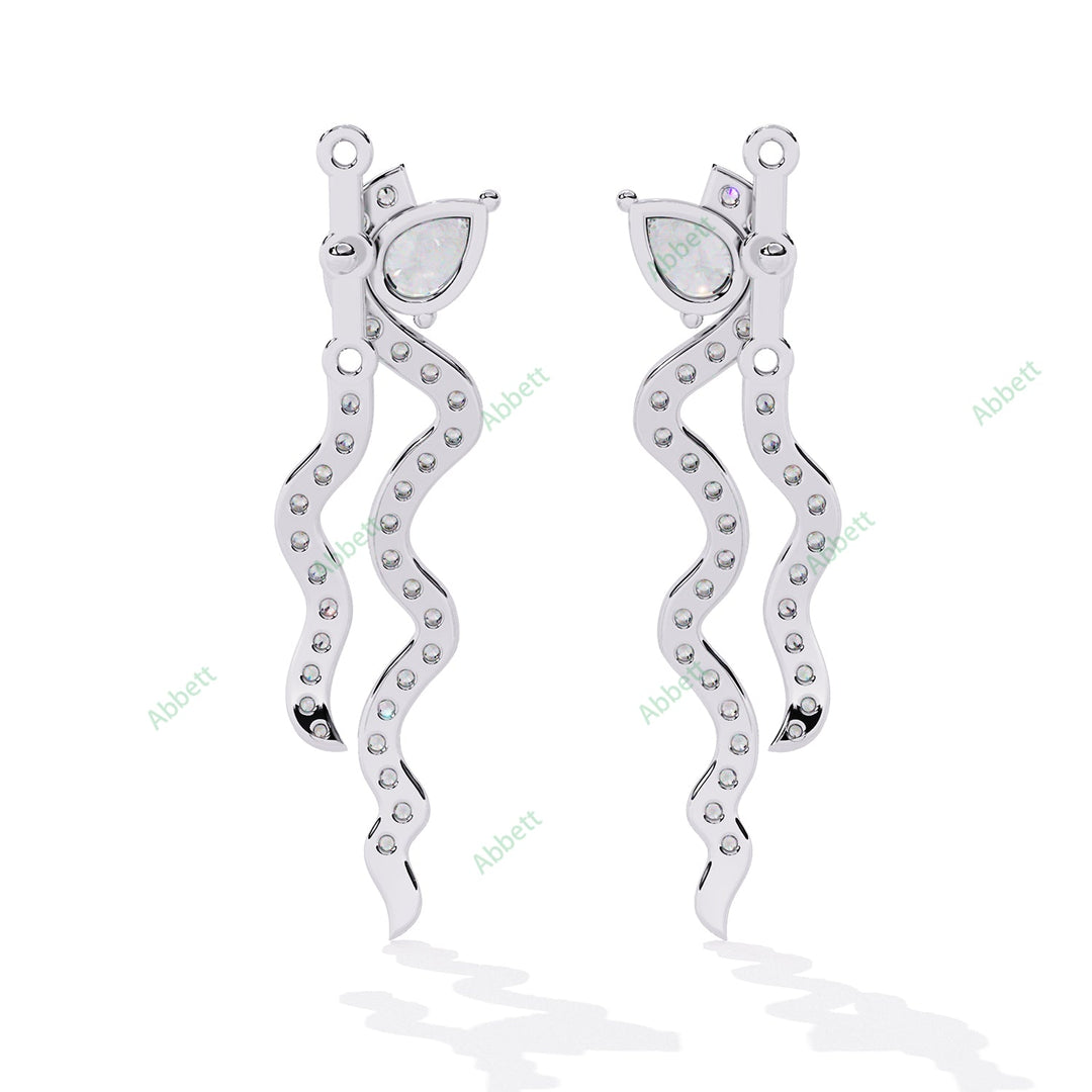 Round Fashion Climbers Earring CLFA1379