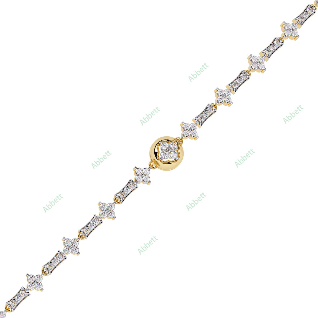 Round Fashion Clover Bracelet CLFA1433