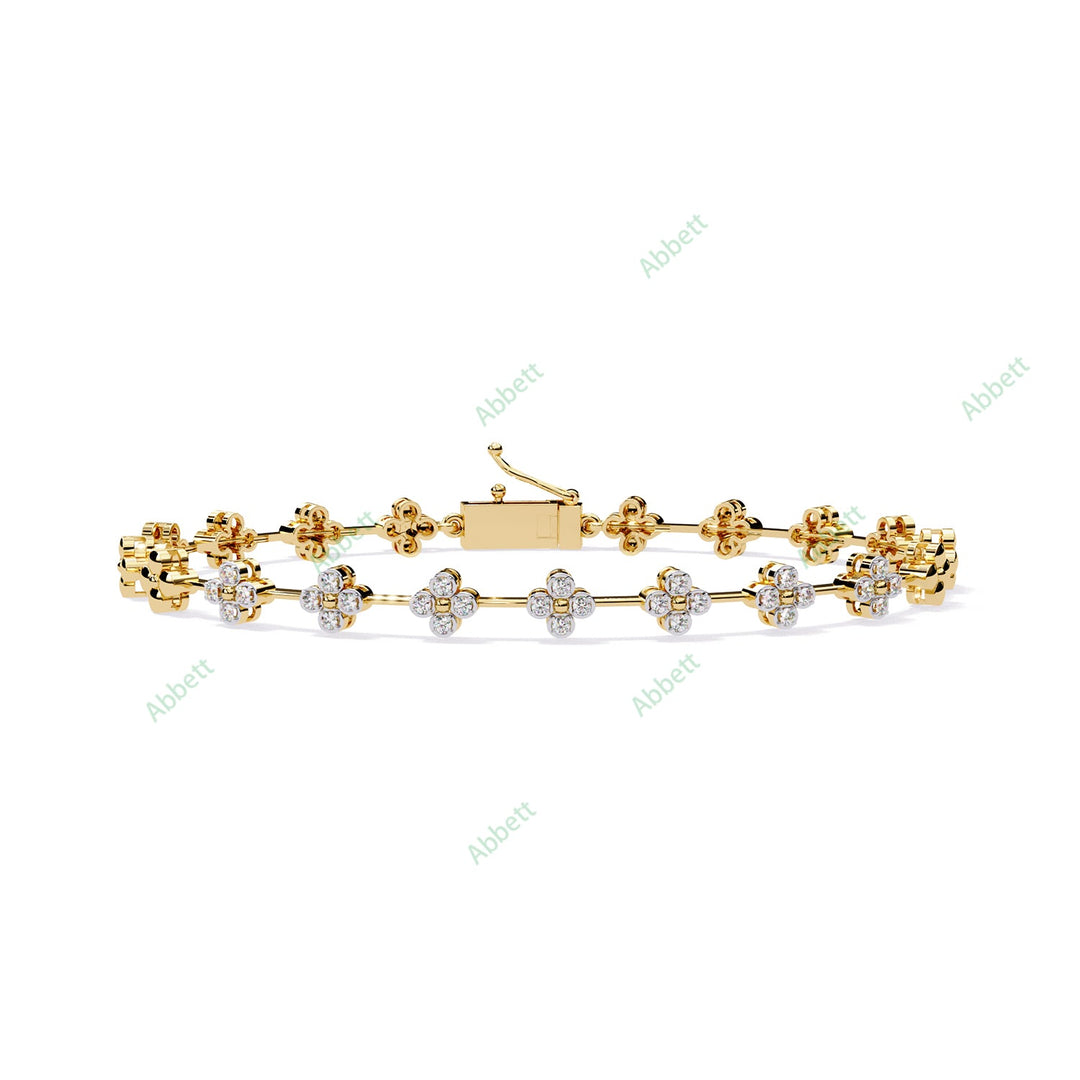 Round Fashion Clover Racelet CLFA1438