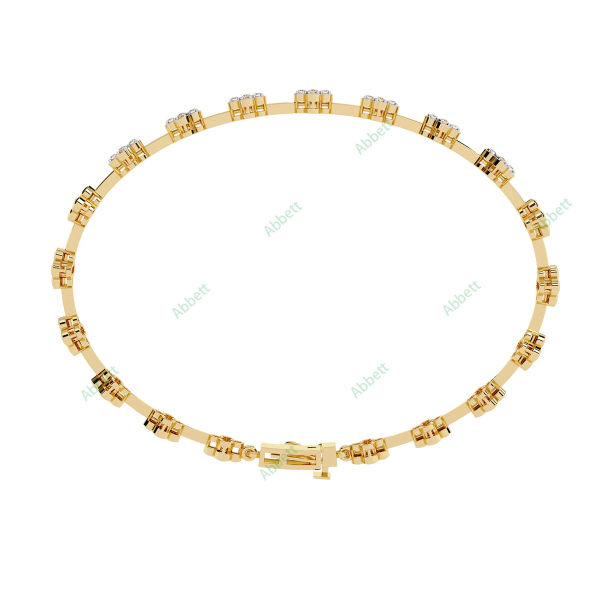 Round Fashion Clover Racelet CLFA1438