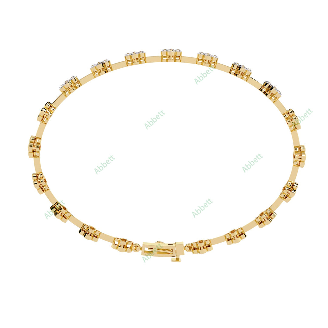 Round Fashion Clover Racelet CLFA1438