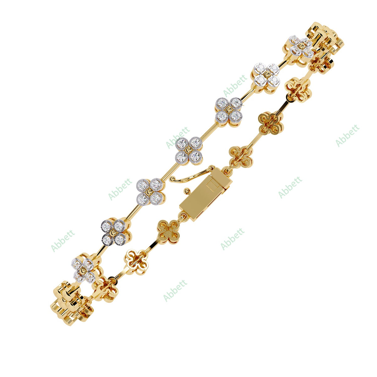 Round Fashion Clover Racelet CLFA1438