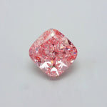 Load image into Gallery viewer, Cushion lab grown pink diamond
