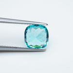 Load image into Gallery viewer, Cushion lab grown Paraiba YAG
