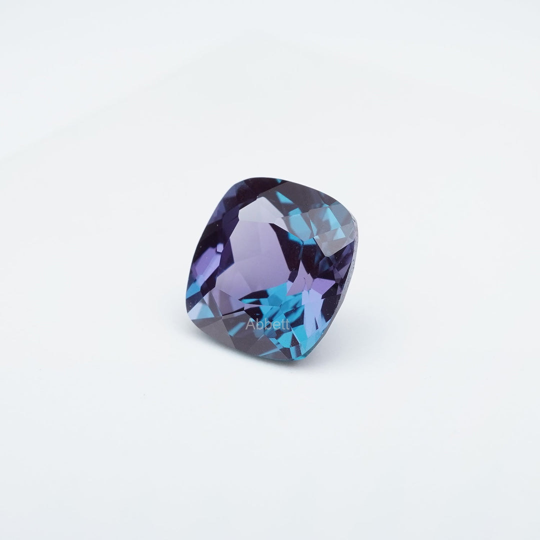 Cushion lab grown alexandrite