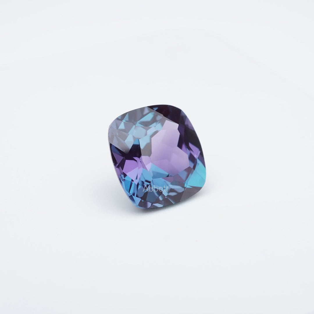 Cushion lab grown alexandrite