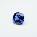 Load image into Gallery viewer, Cushion lab grown blue sapphire
