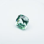 Load image into Gallery viewer, Cushion lab grown green sapphire
