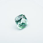 Load image into Gallery viewer, Cushion lab grown green sapphire
