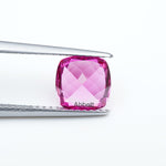 Load image into Gallery viewer, Cushion lab grown hot pink sapphire
