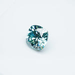 Load image into Gallery viewer, Cushion teal moissanite
