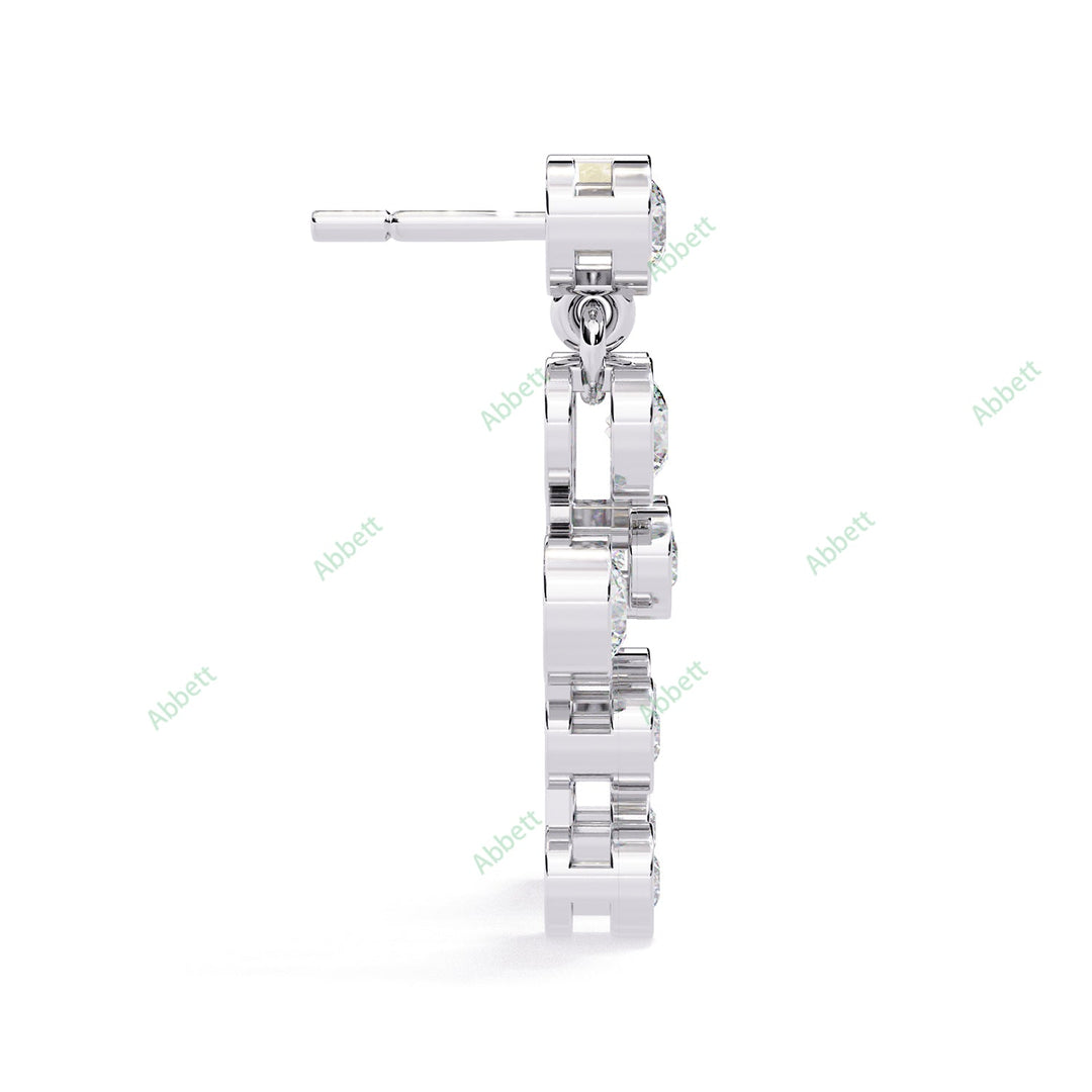 Round Fashion Dangle Earring DAFA1372