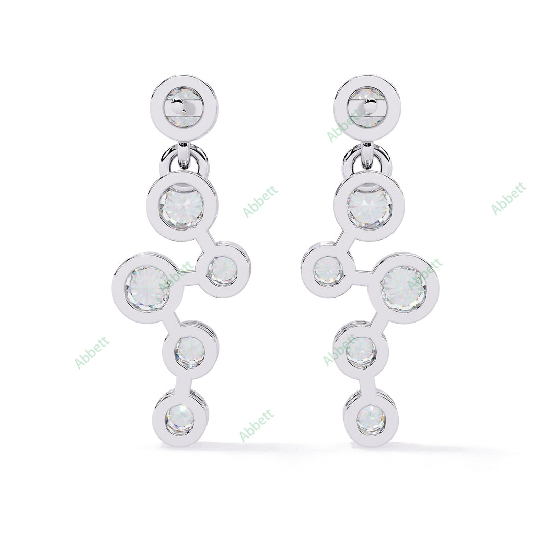 Round Fashion Dangle Earring DAFA1372