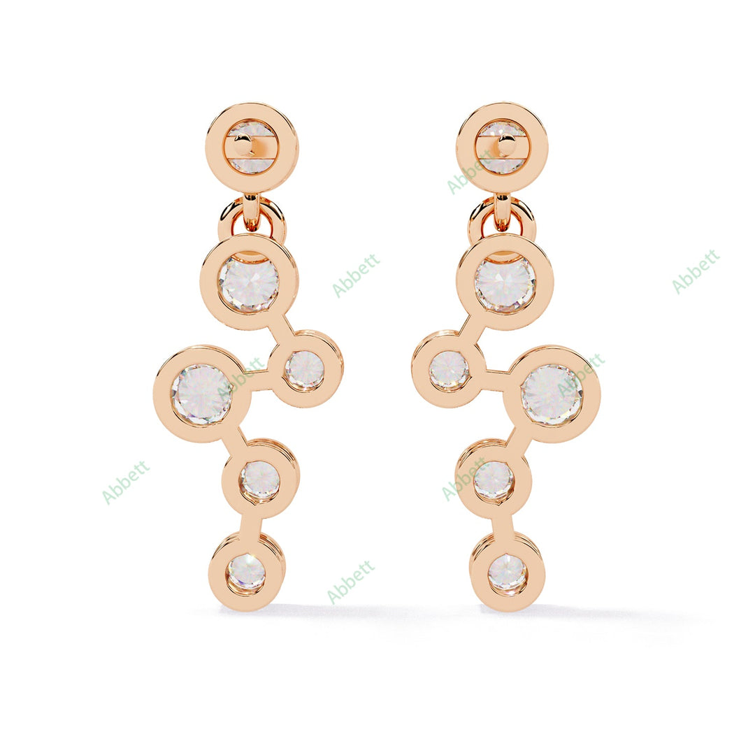 Round Fashion Dangle Earring DAFA1372