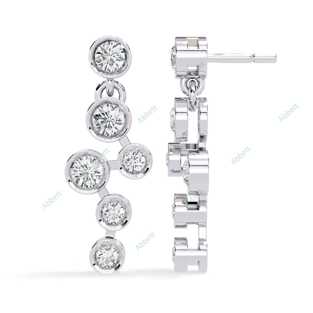 Round Fashion Dangle Earring DAFA1372