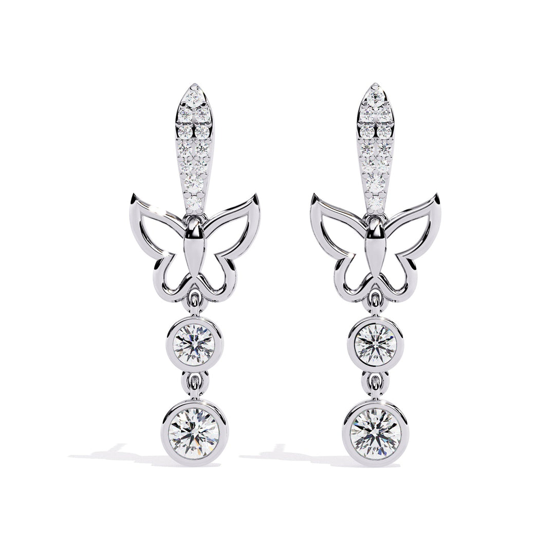 Bezel Dangle Earring DAFA1378