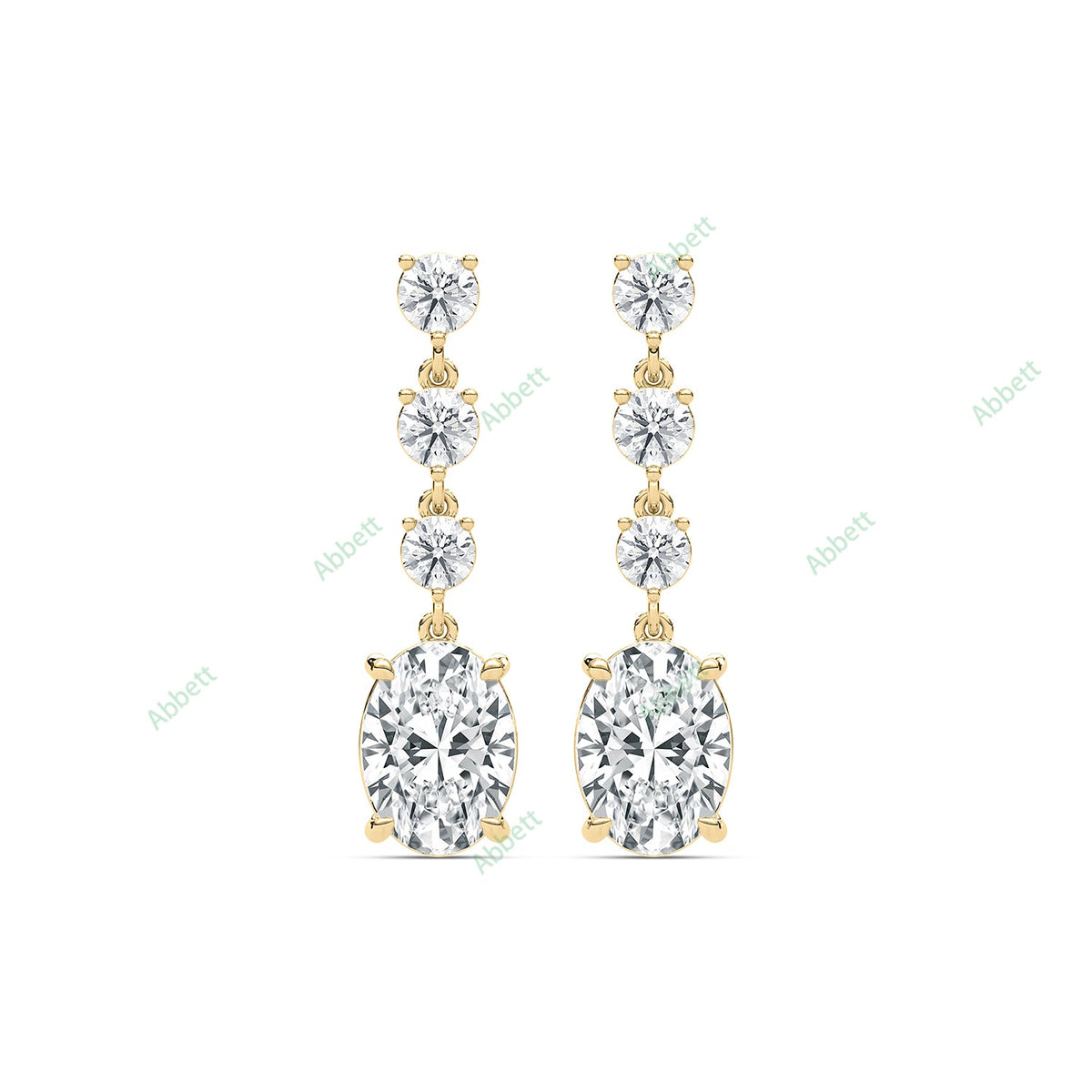 Four Prong Dangle Earring DAFO033