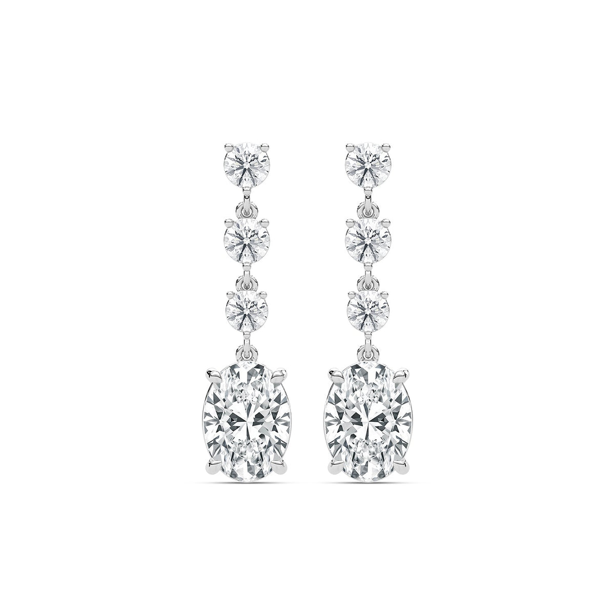 Four Prong Dangle Earring DAFO033