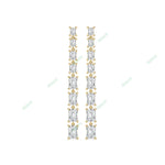 Load image into Gallery viewer, Four Prong Dangle &amp; Drop Earring DAFO034
