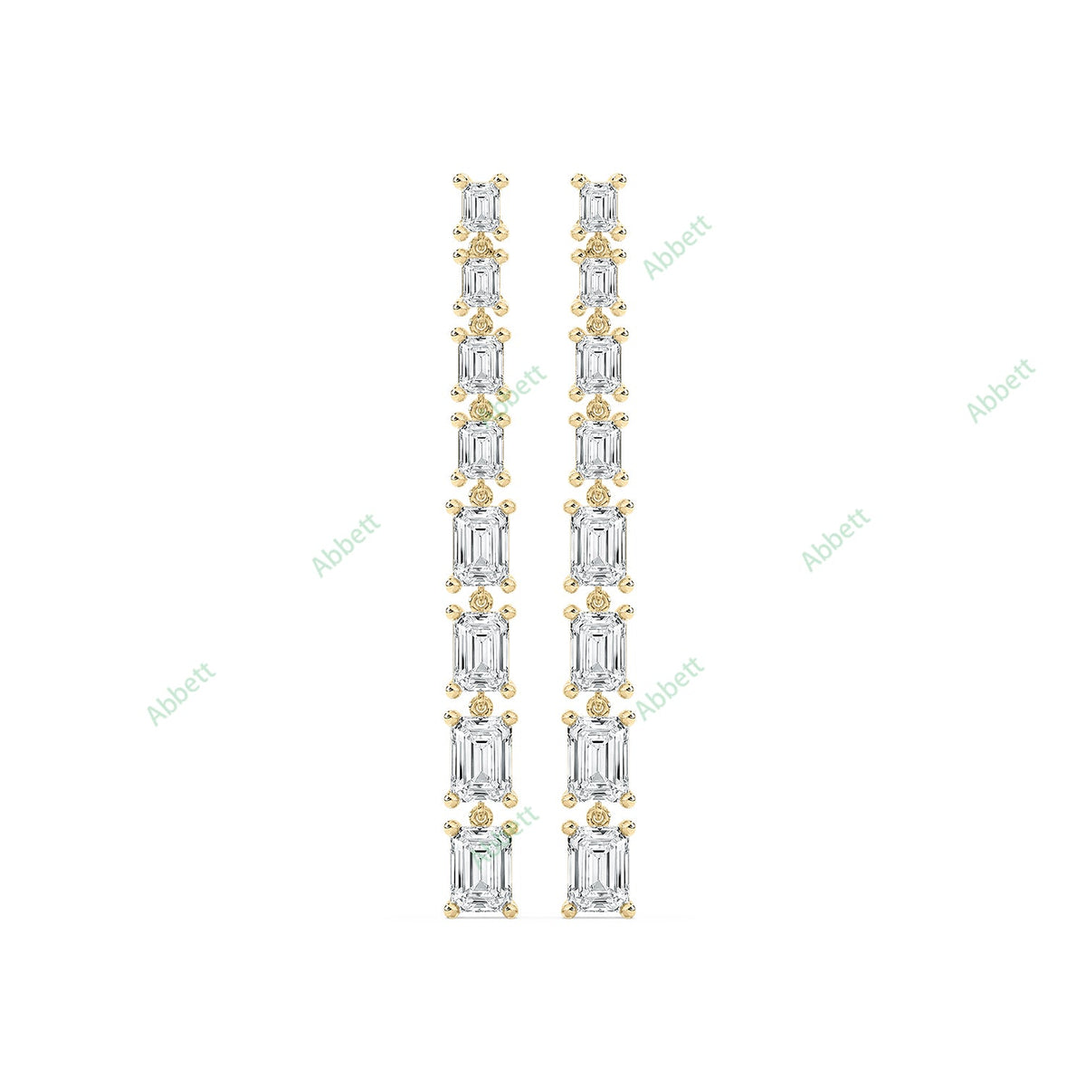 Four Prong Dangle Earring DAFO034