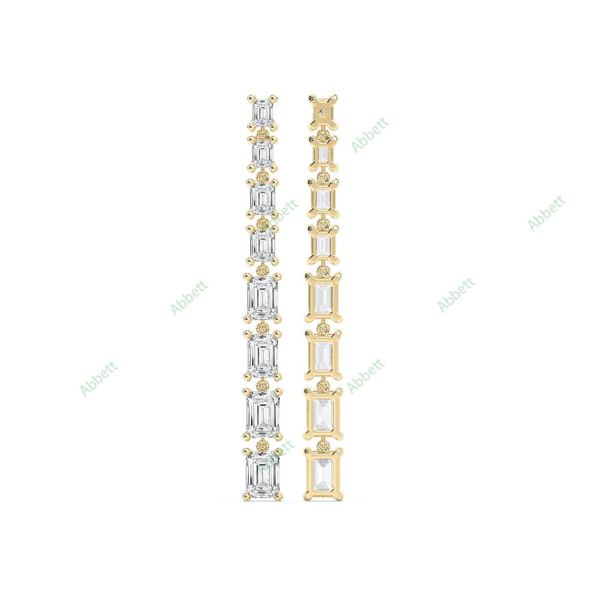 Four Prong Dangle Earring DAFO034