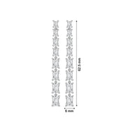 Four Prong Dangle Earring DAFO034