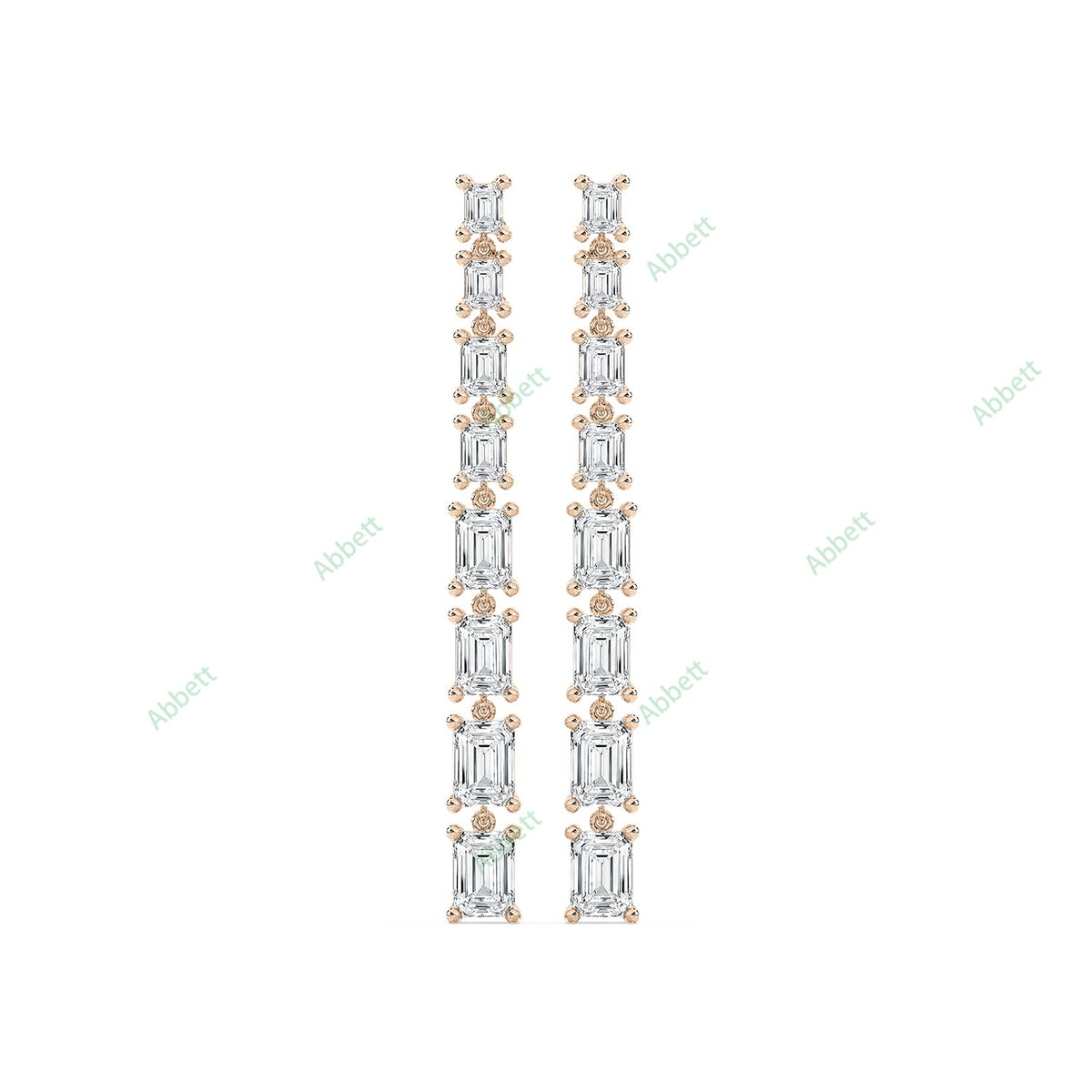 Four Prong Dangle Earring DAFO034