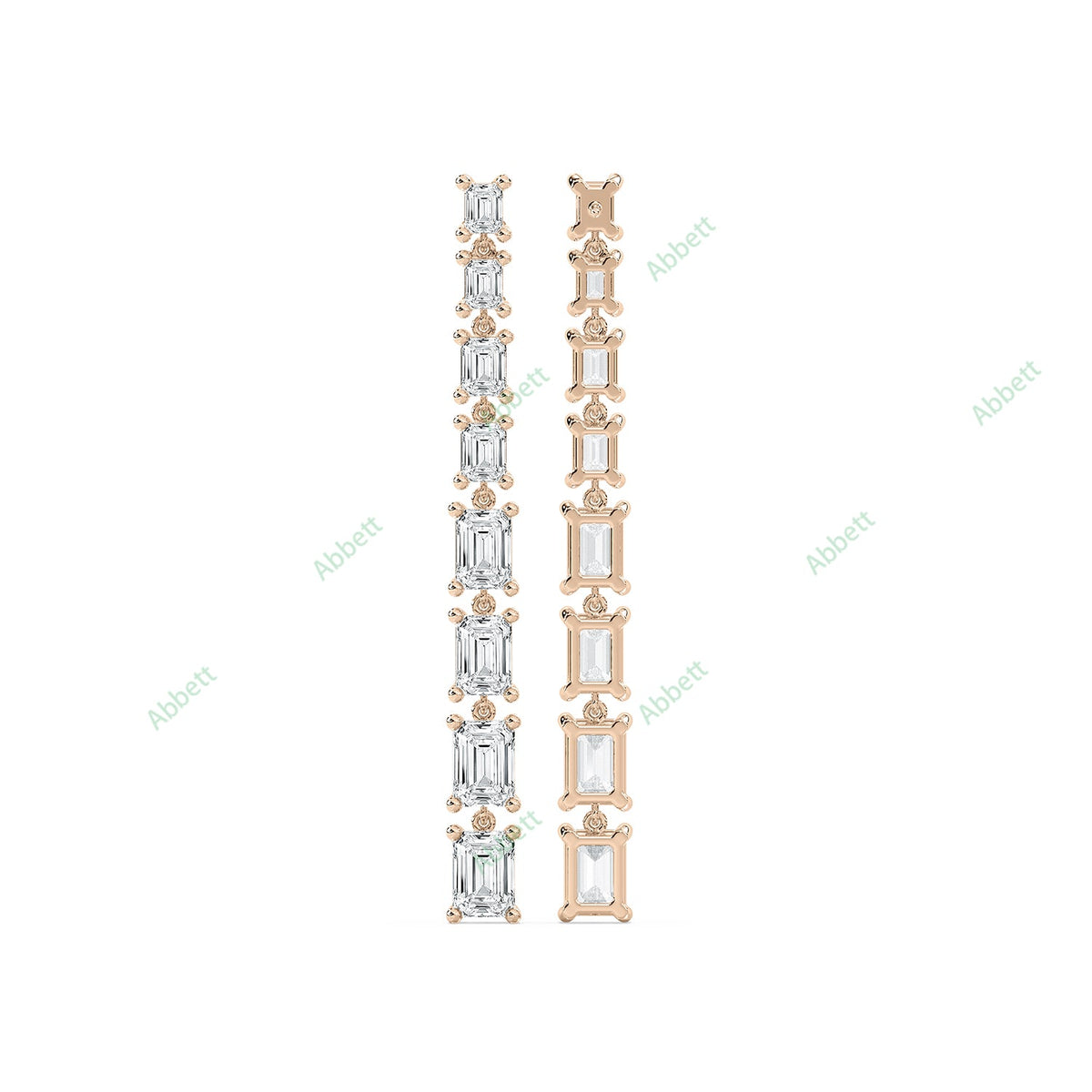 Four Prong Dangle Earring DAFO034