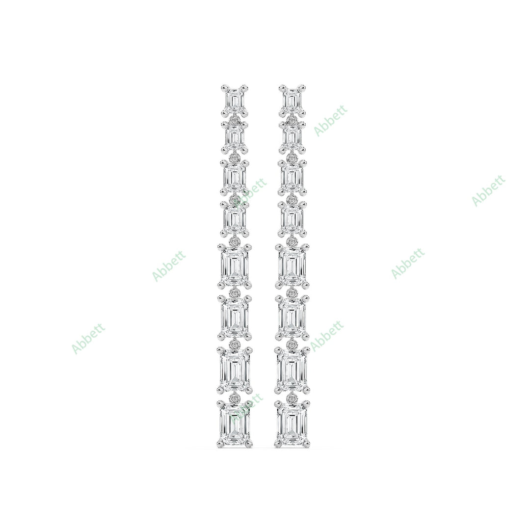 Four Prong Dangle Earring DAFO034