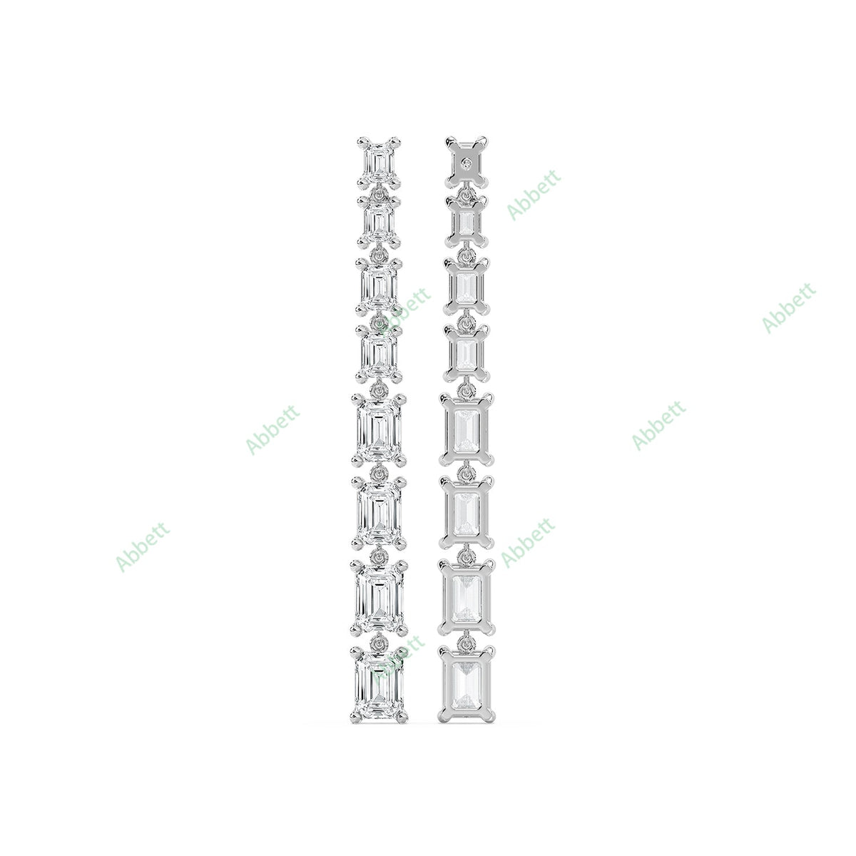 Four Prong Dangle Earring DAFO034