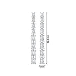 Load image into Gallery viewer, Four Prong Dangle &amp; Drop Earring DAFO034
