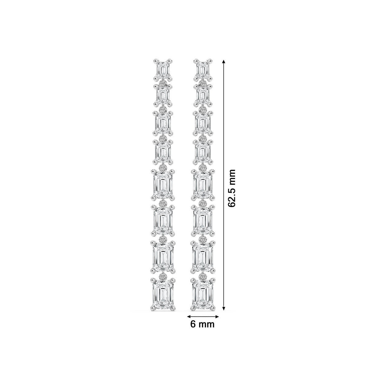 Four Prong Dangle Earring DAFO034