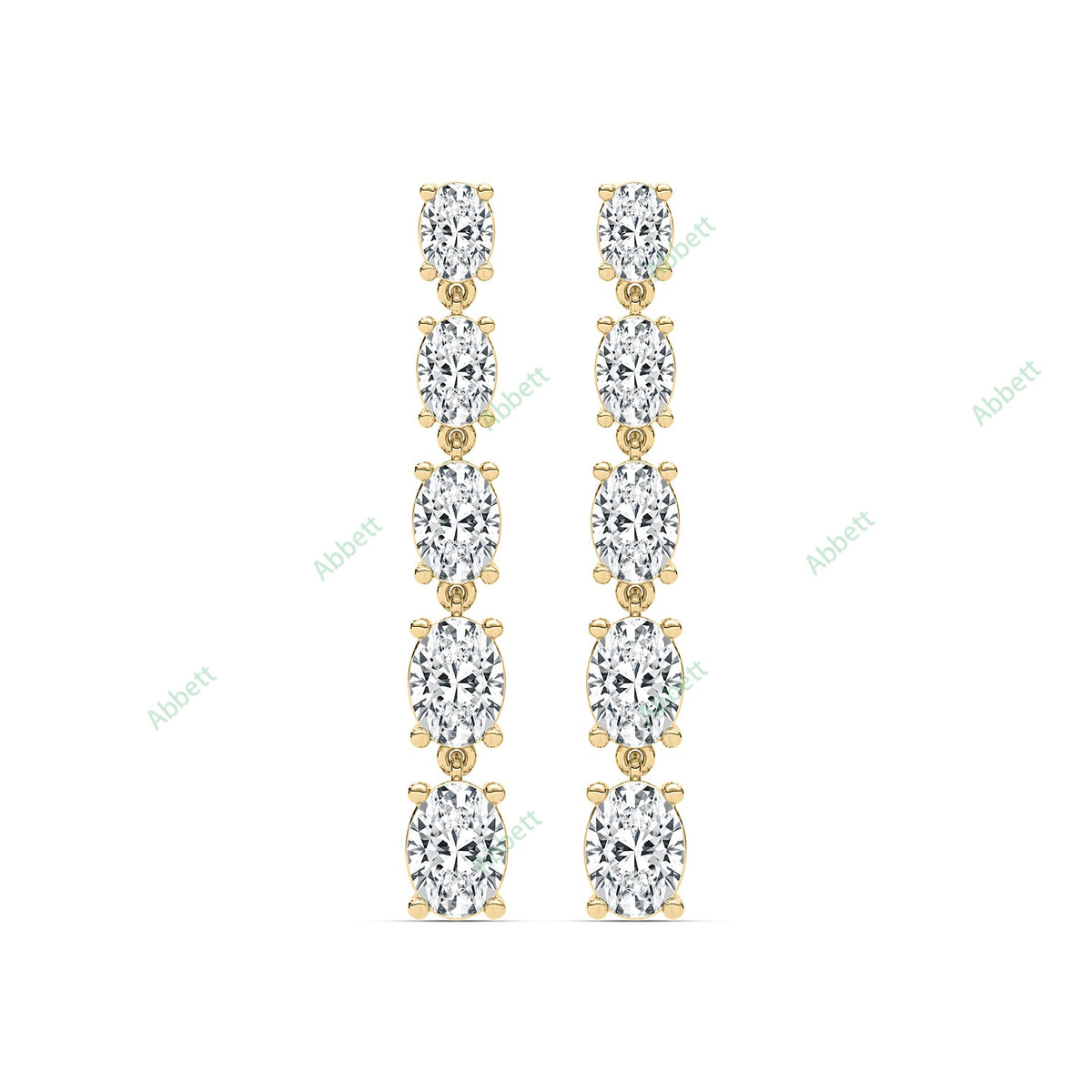Four Prong Dangle Earring DAFO035
